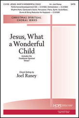 Jesus, What a Wonderful Child SATB choral sheet music cover